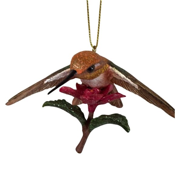 Danbury Mint 12 Bird Ornaments In Divided Storage Box 3" Tags & Story Cards - Picture 3 of 14